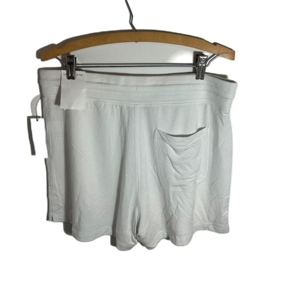 Liz Claiborne Weekend Terry Cloth Shorts NWT White Large Drawstring Women’s - Picture 2 of 5